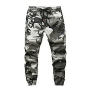 5-15 Years Boys Camo Cargo Joggers Spring Fall Youth Casual Drawstring Pants